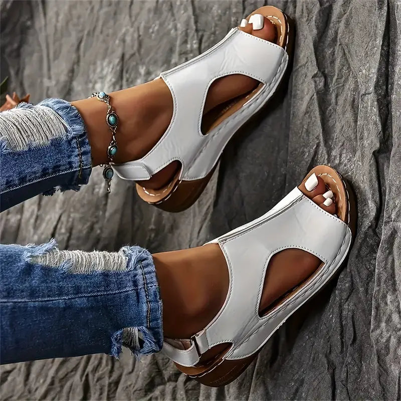 Women's Wedge Heeled Comfy Sandals