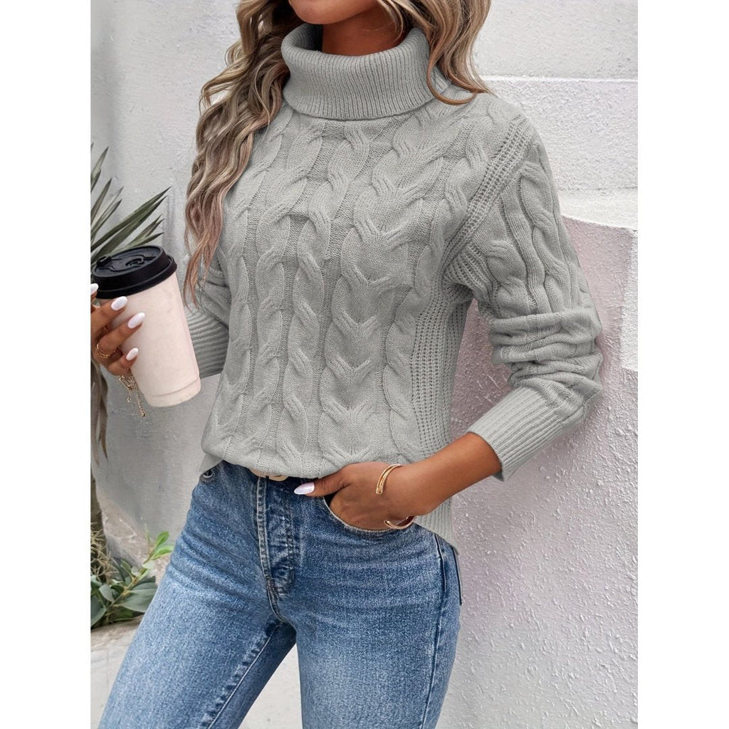 Knitted Turtleneck Sweater