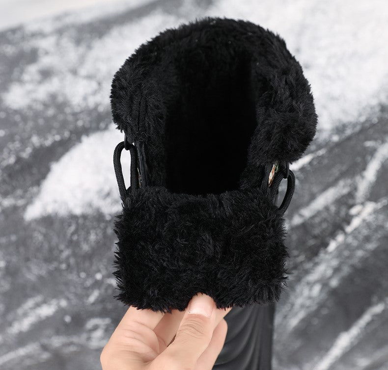 Men’s Waterproof Safety Hiking Boots with Wide Toe and Ankle Support