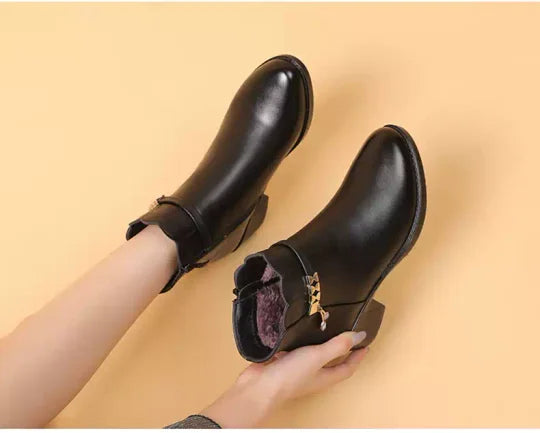 Women’s Ortho-Support Non-Slip Platform Ankle Boots