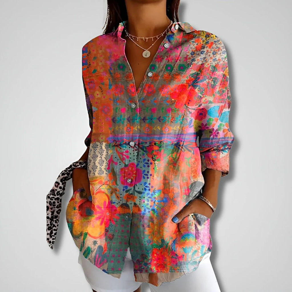 Stylish Long Sleeve Blouse