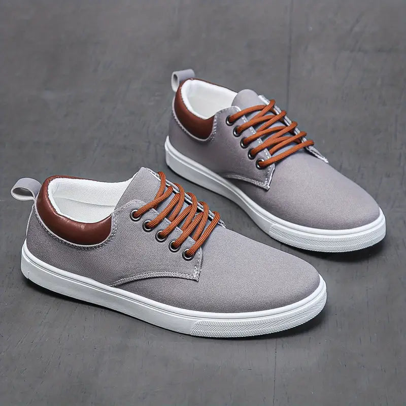 Men's Low Top Canvas Skate Shoes