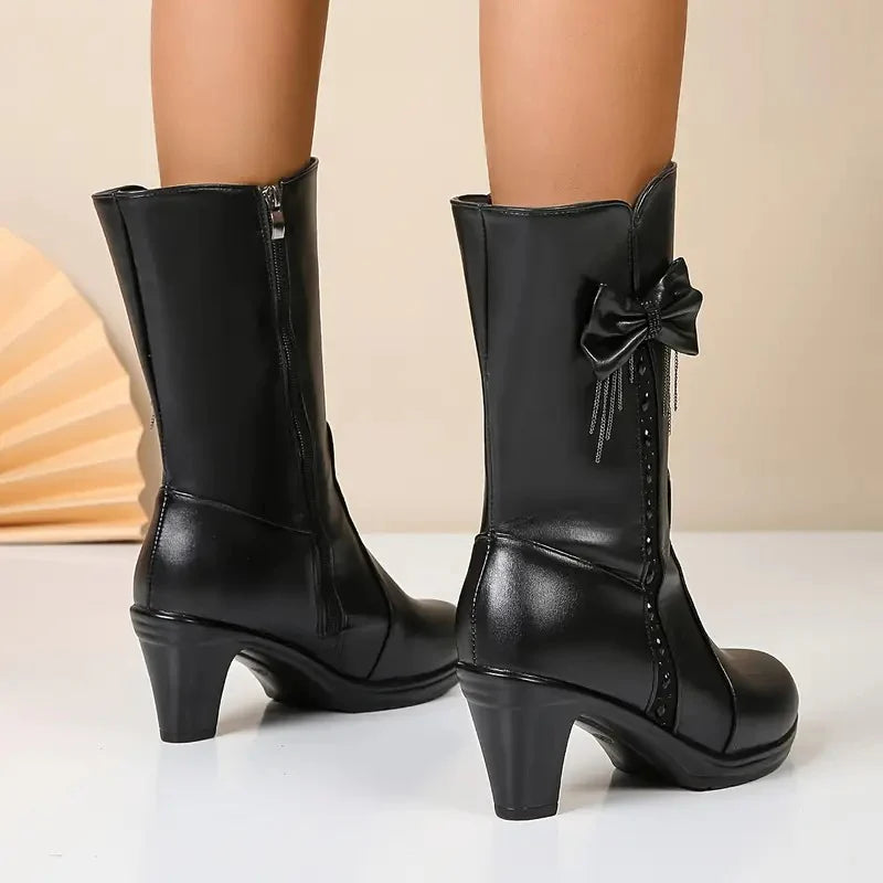 Women's chunky heeled Boots