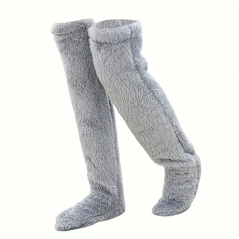 Teddy Legs™ – Cozy High Socks for Girls.