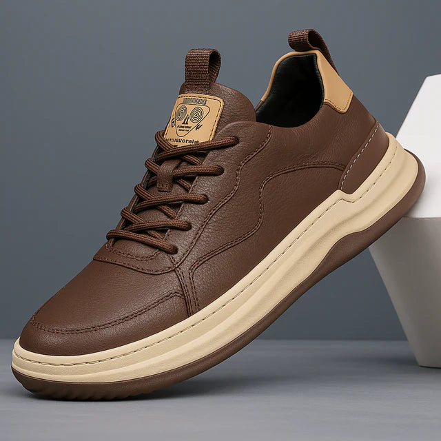 Men's Leather Trainers