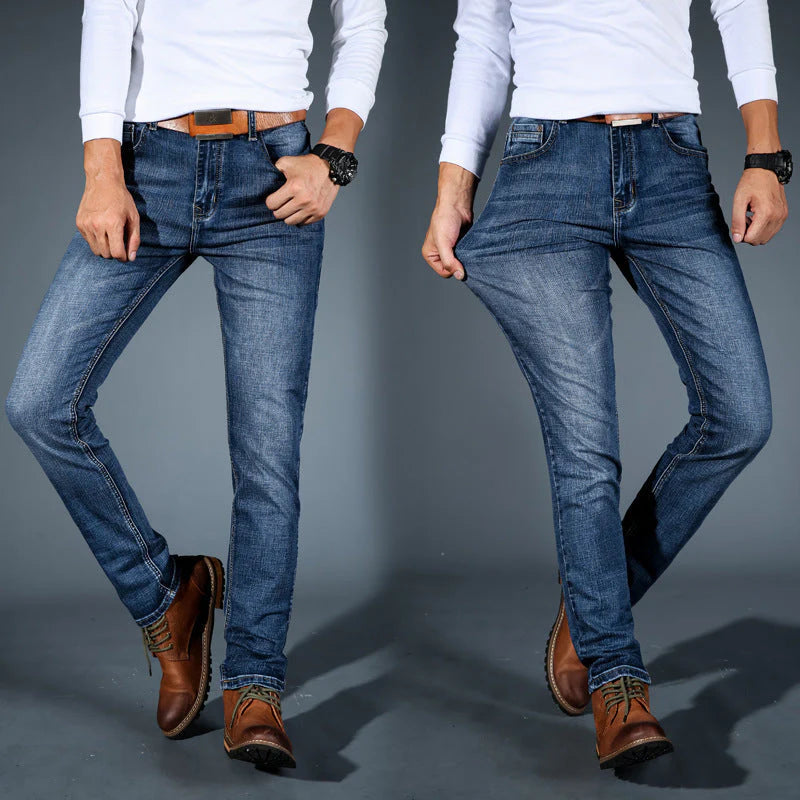 Men’s Premium 4-Way Stretch Tapered Jeans