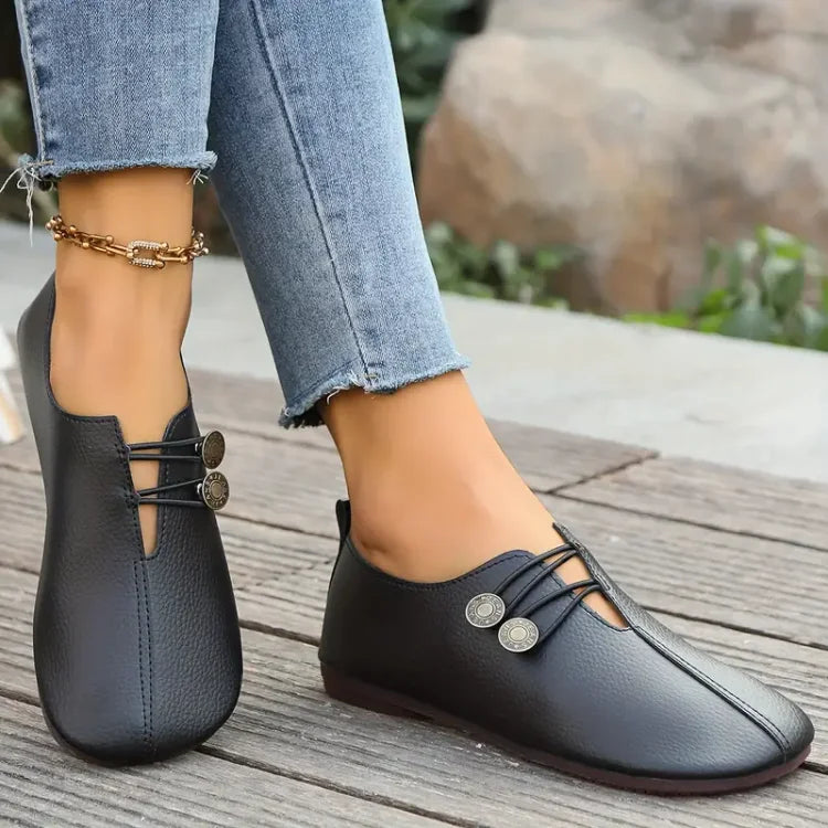 🔥Last Day Promotion 50% OFF - Women's Casual Lightweight Leather Orthopaedic Shoes