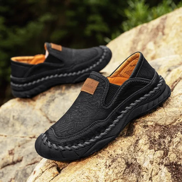 Men's Handmade Genuine Leather Orthopedic Outdoor Loafers