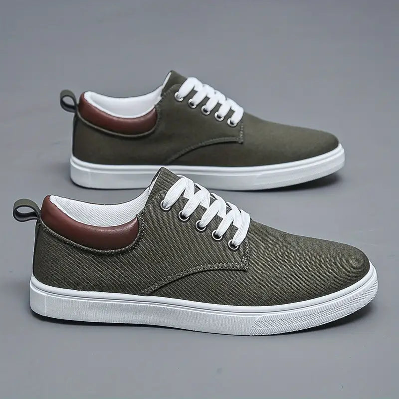 Men's Low Top Canvas Skate Shoes