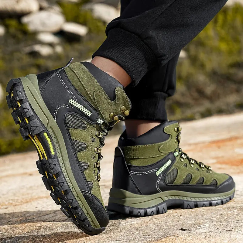 Men's Stylish High-Top Hiking Boots