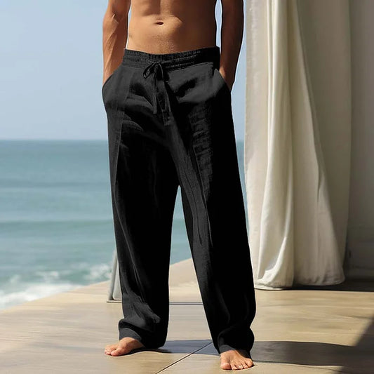 Men’s Relaxed Fit Straight Leg Casual Trousers