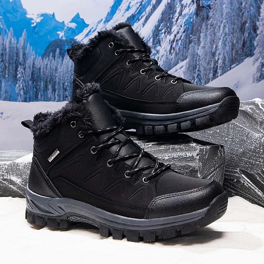 Men’s Orthopaedic Waterproof Wide-Toe Hiking Work Boots