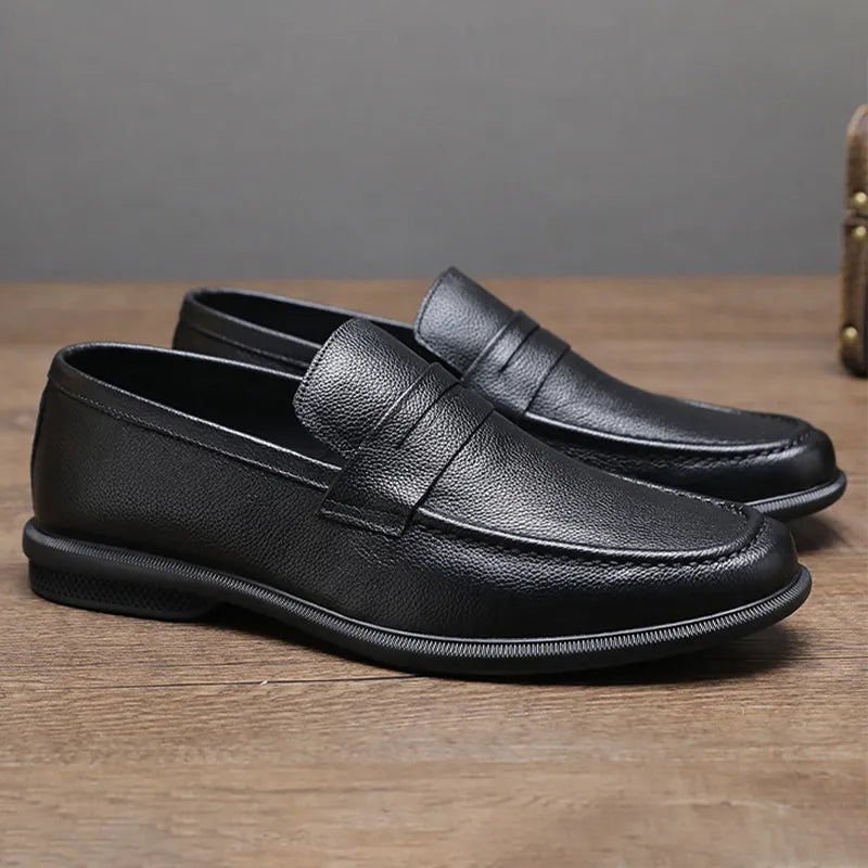 Men’s Cowhide Leather Comfort Driving Loafers