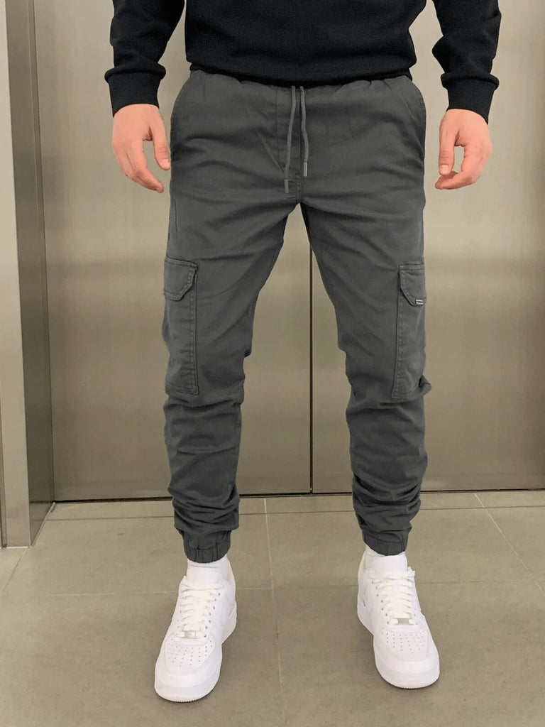Men’s Slim-Fit Cargo Jogger Trousers