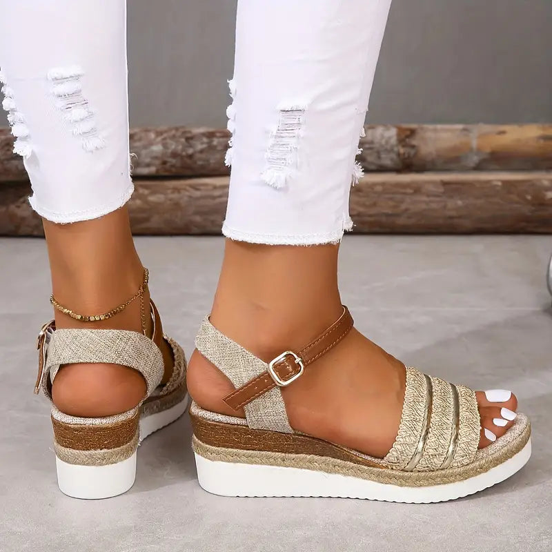 Women's Strappy Block Heel Sandals