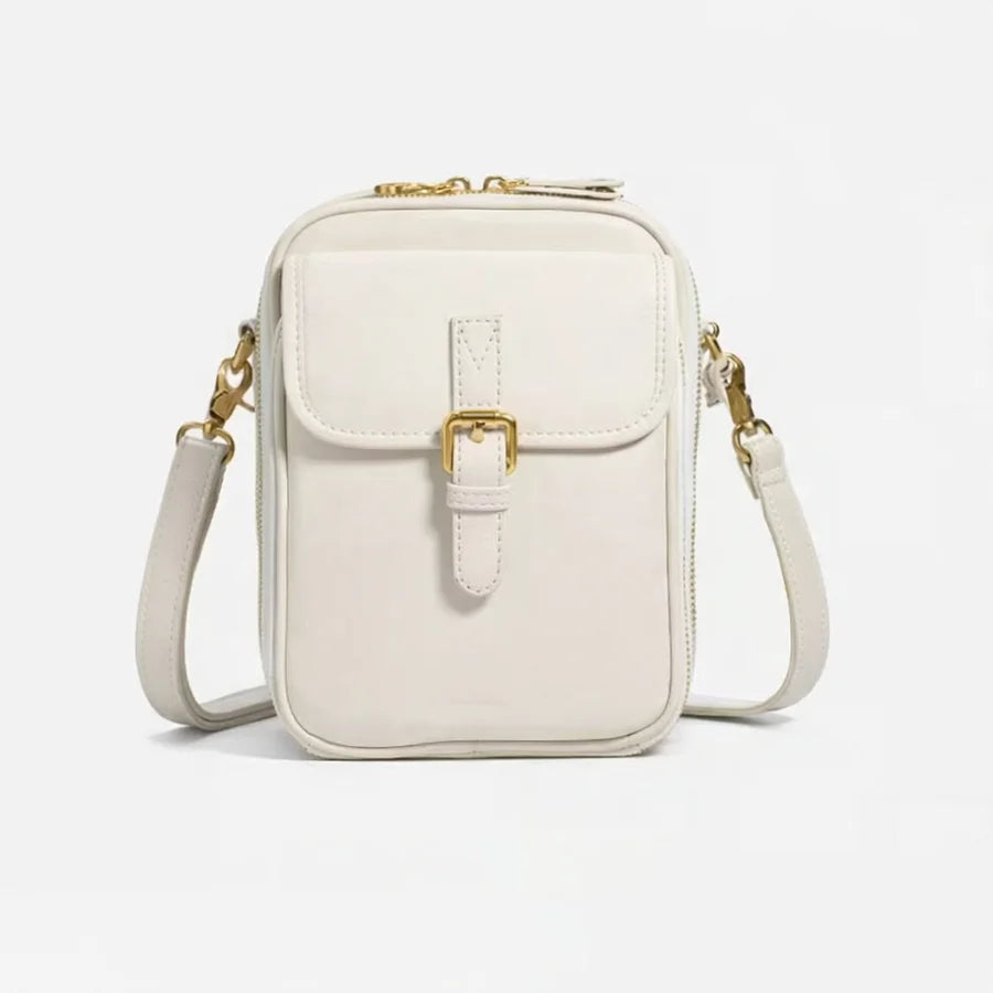 Women’s Compact Leather Crossbody Handbag