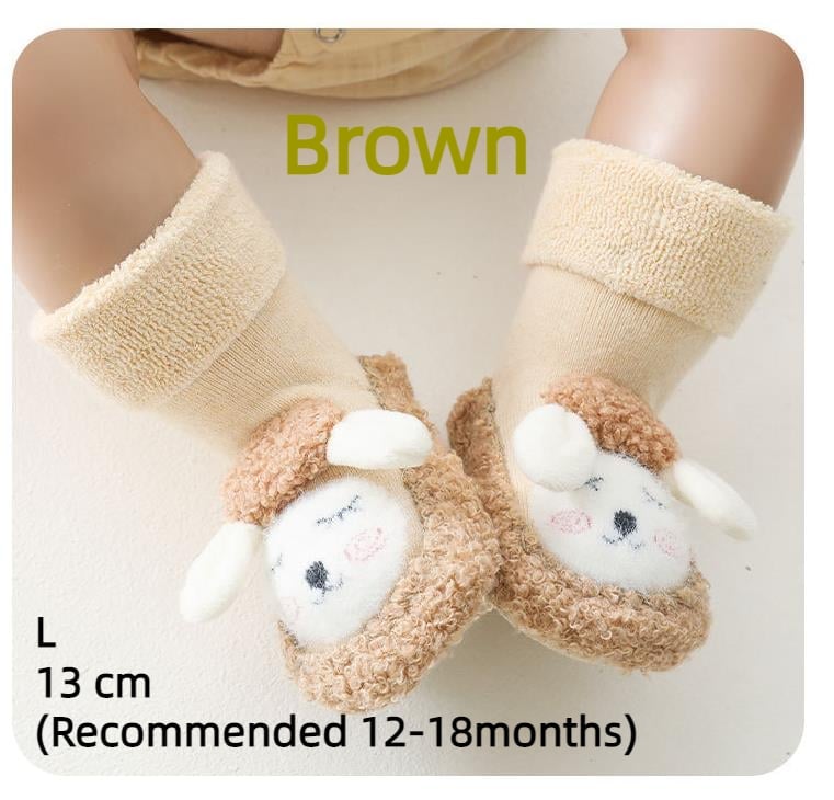 Baby Cartoon Plush Cotton Toddler Shoes