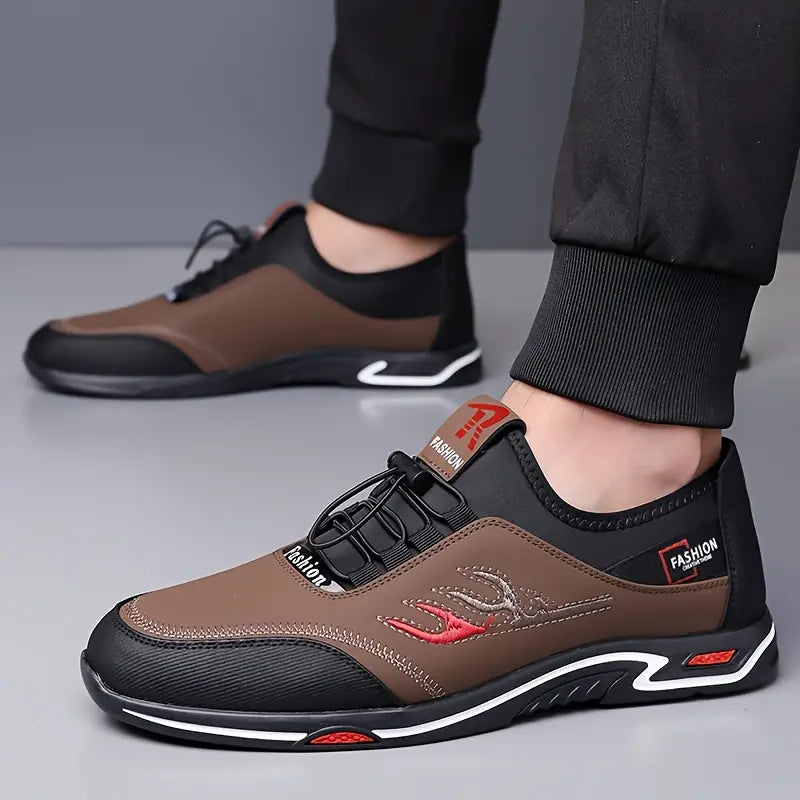 Men’s Lightweight Breathable Lace-Up Trainers