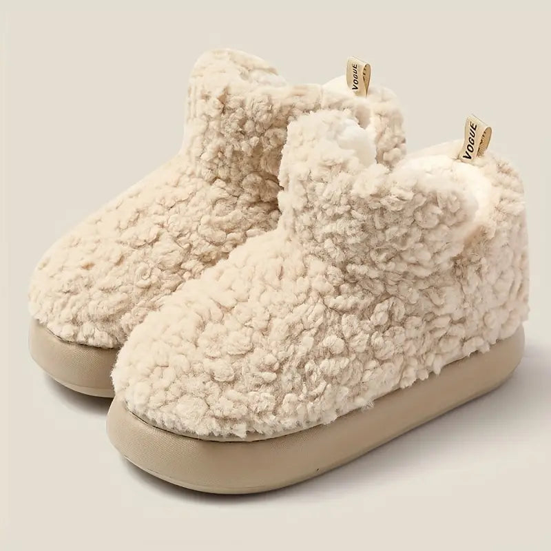 Women's Fuzzy Slip-On Thermal Boots