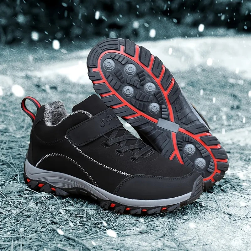 Men’s Orthopaedic Plush-Lined Winter Grip Boots