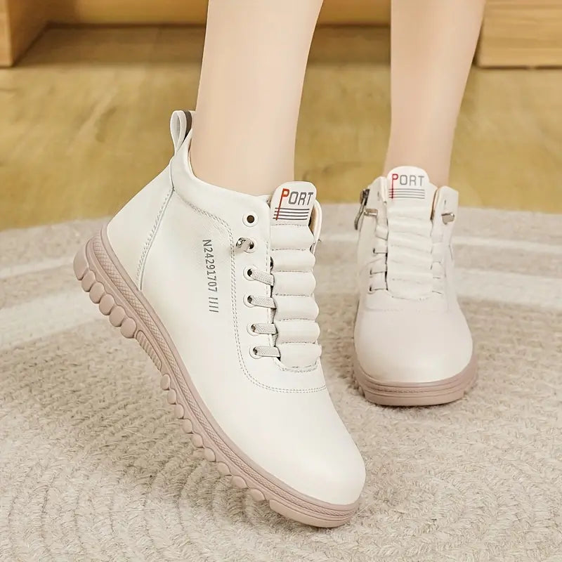 Women's Fashion Ankle Boots With Side Zipper