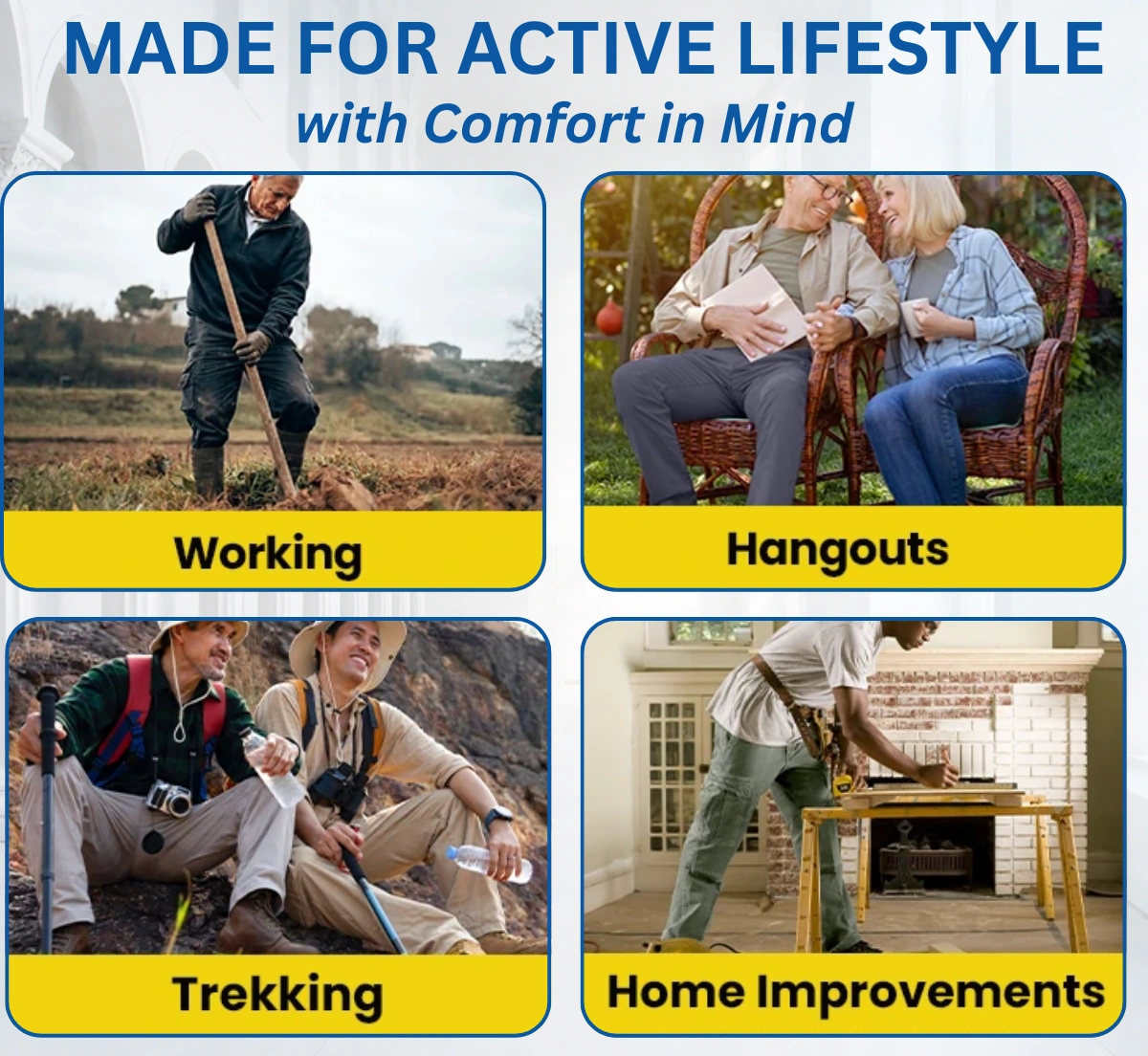 Men’s Stretch Straight-Leg Classic Jeans