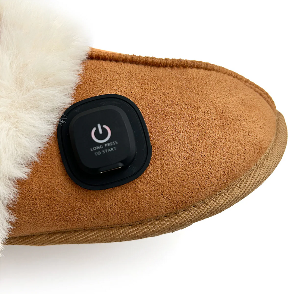 Plush Sheepskin-Lined Non-Slip Indoor–Outdoor Slippers