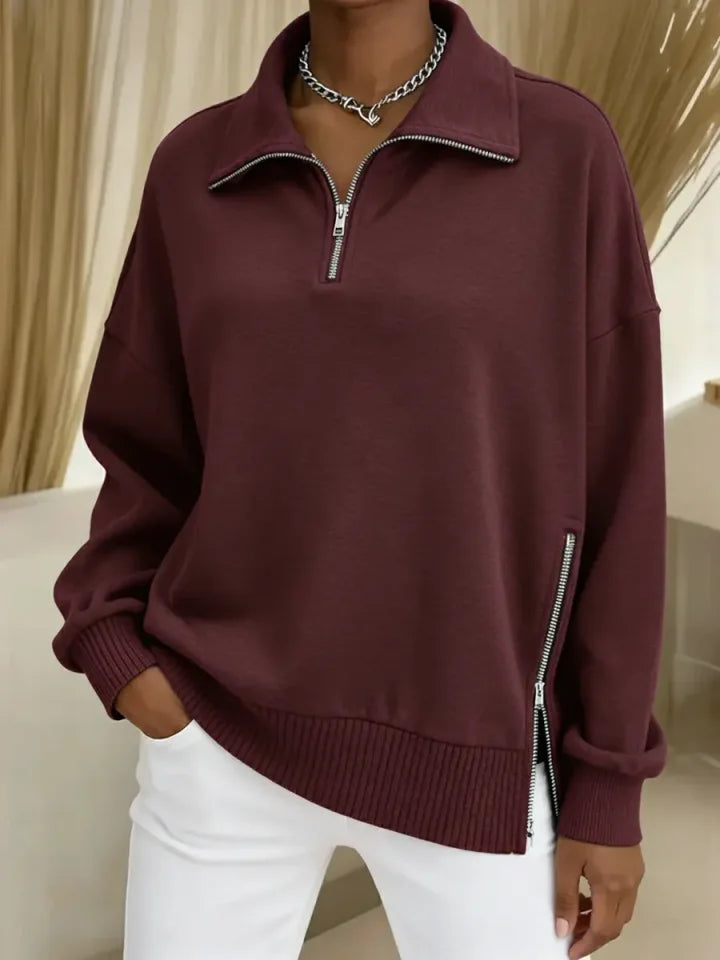 Women’s Casual Half-Zip Hoodie