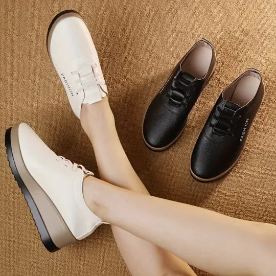 Women’s Cushioned Platform Lace-Up Comfort Shoes