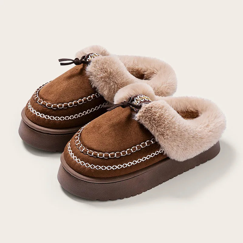 Women's Warm Velvet Orthopaedic Slippers