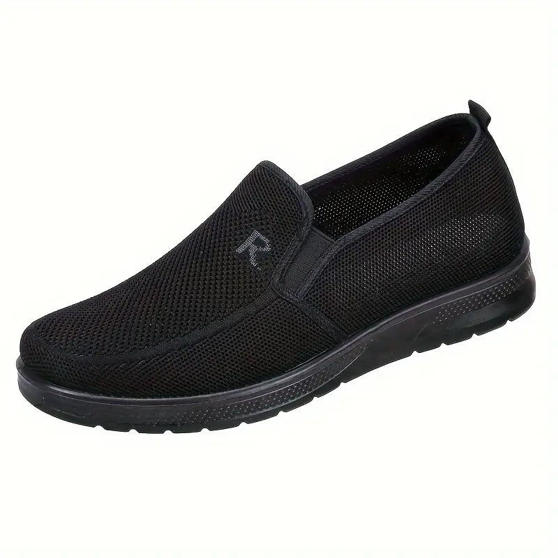 Men's Breathable Woven Slip-On Loafers