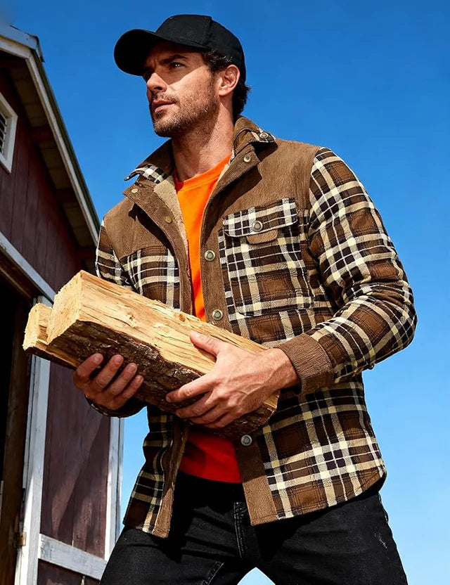 Hampshire Plaid Fleece-Lined Jacket