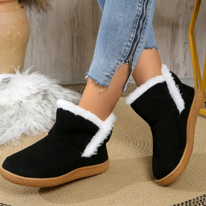 Women's Plush Fur Winter Ankle Boots