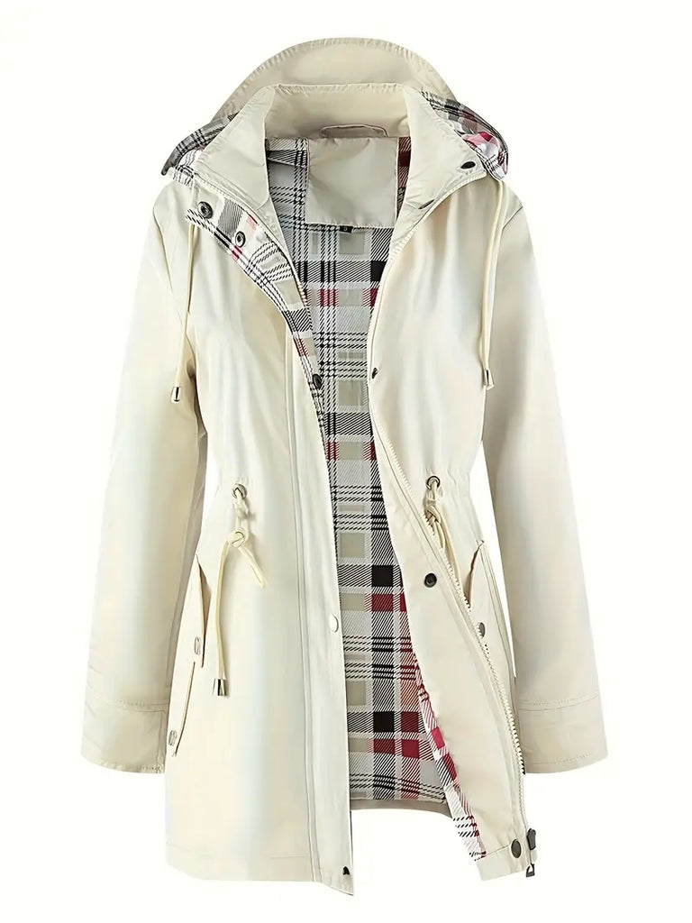 Chic Waterproof Women's Rain Jacket