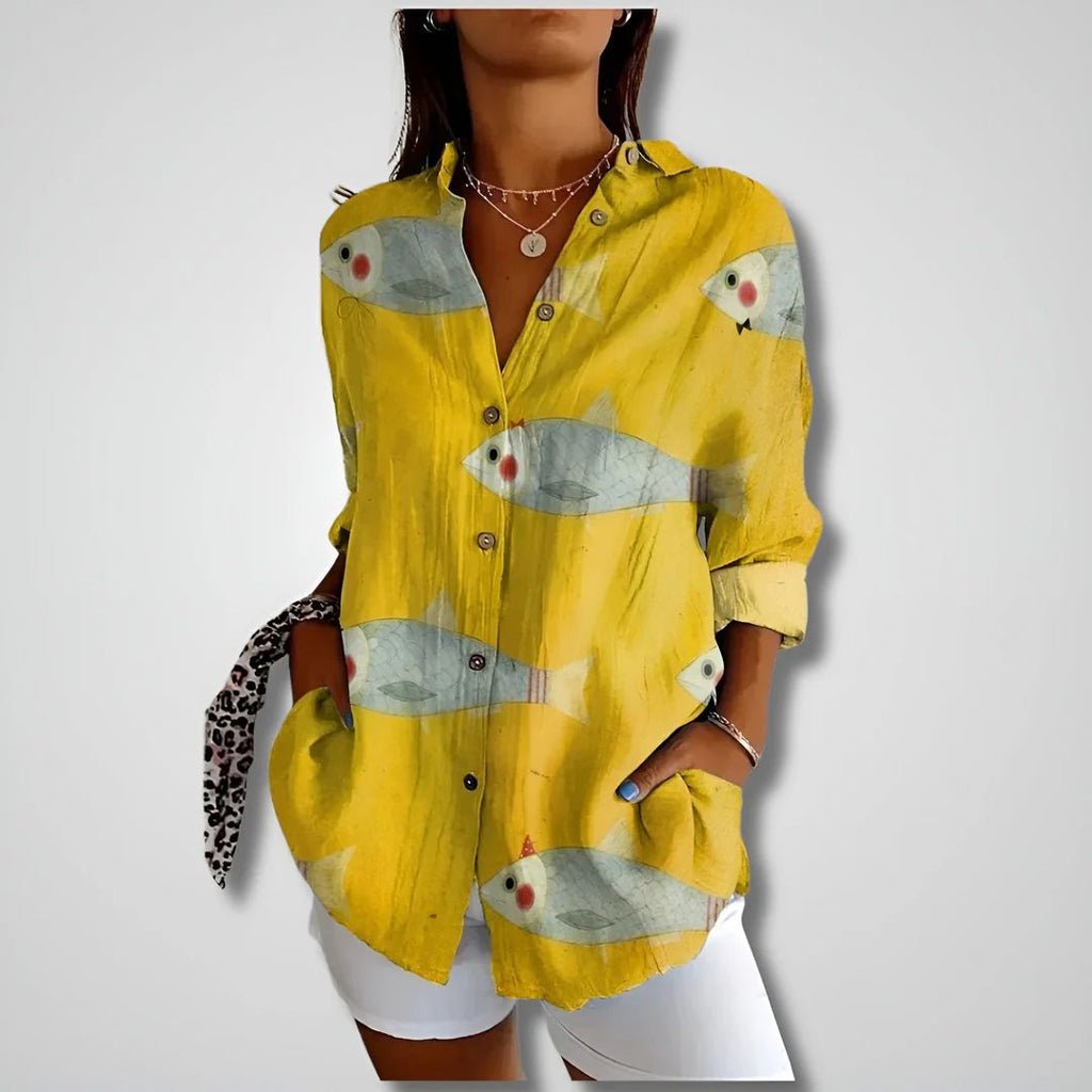Stylish Long Sleeve Blouse