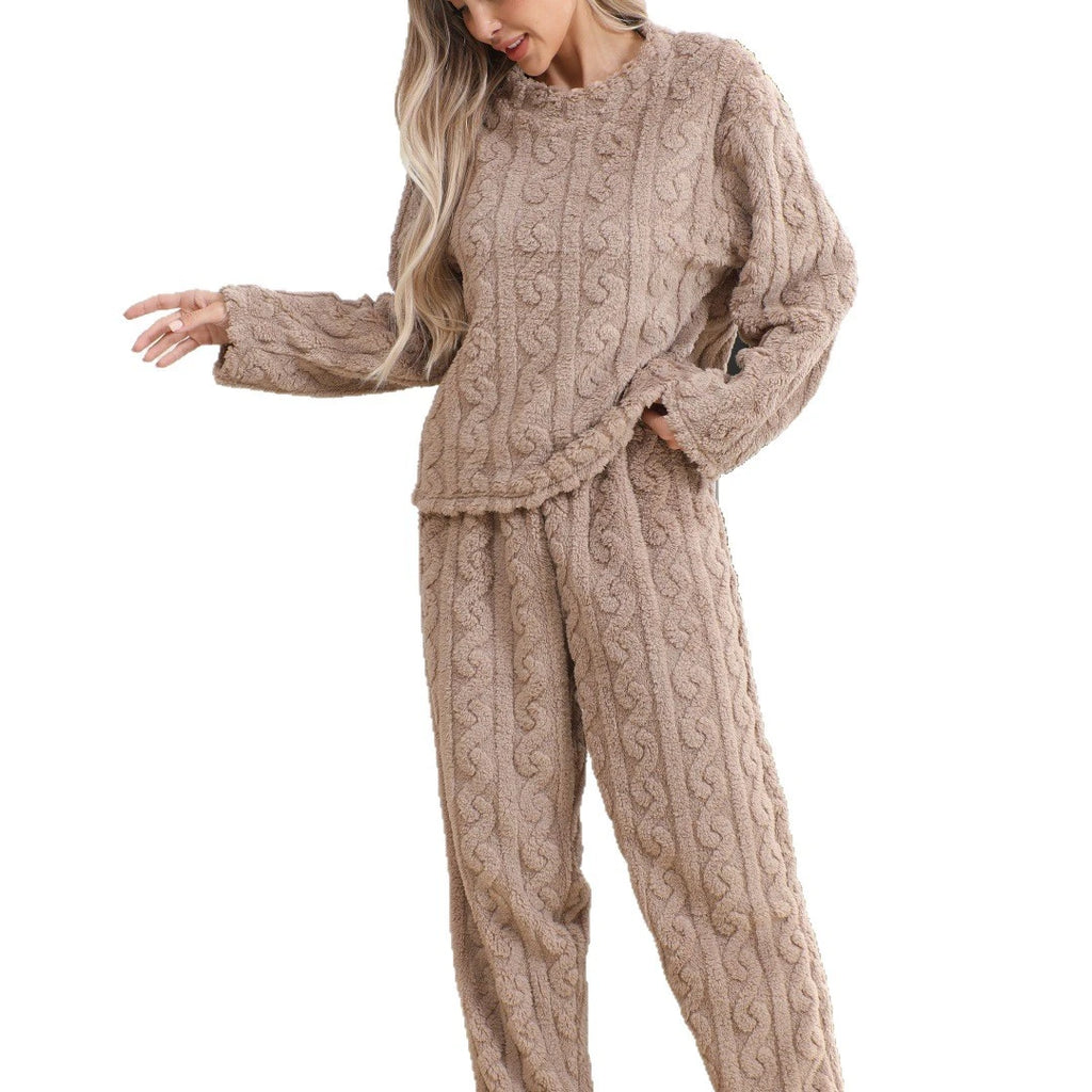 Women’s Cosy Coral Fleece Winter Pyjama Set