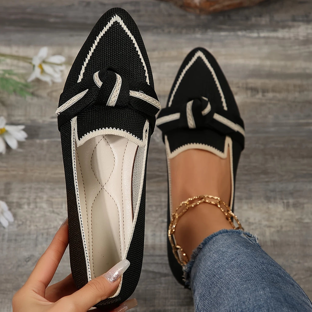 Classic Mary Jane Flats - Pointed Toe, Slip-On, All-Day Comfort