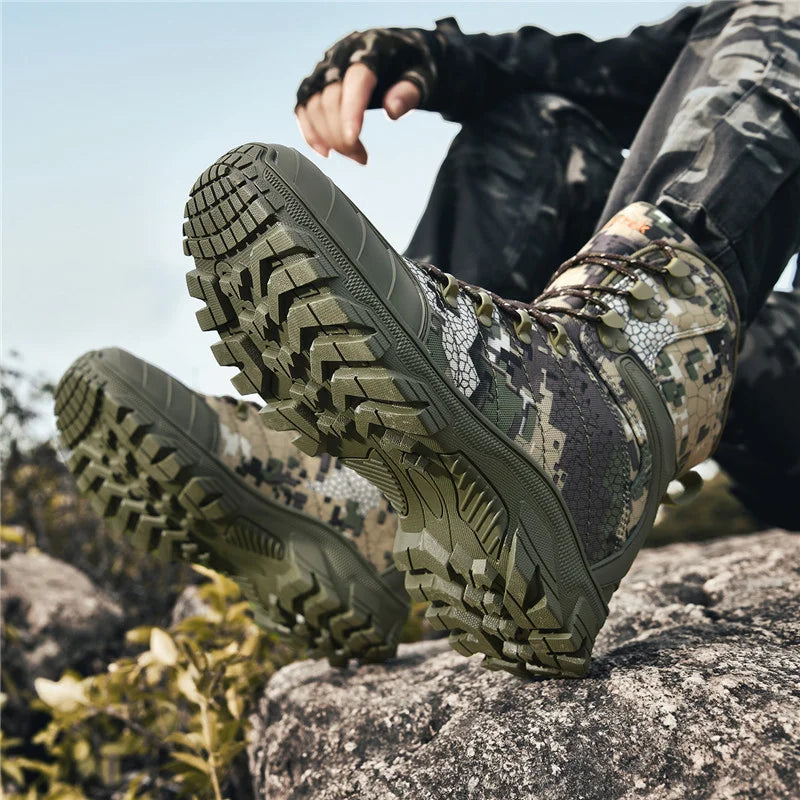 Men’s Waterproof Anti-Slip Tactical Work & Field Boots