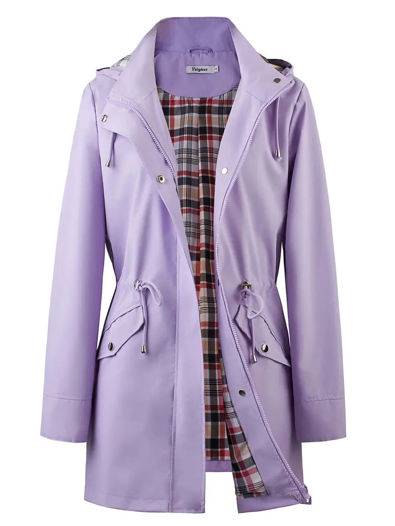 Chic Waterproof Women's Rain Jacket