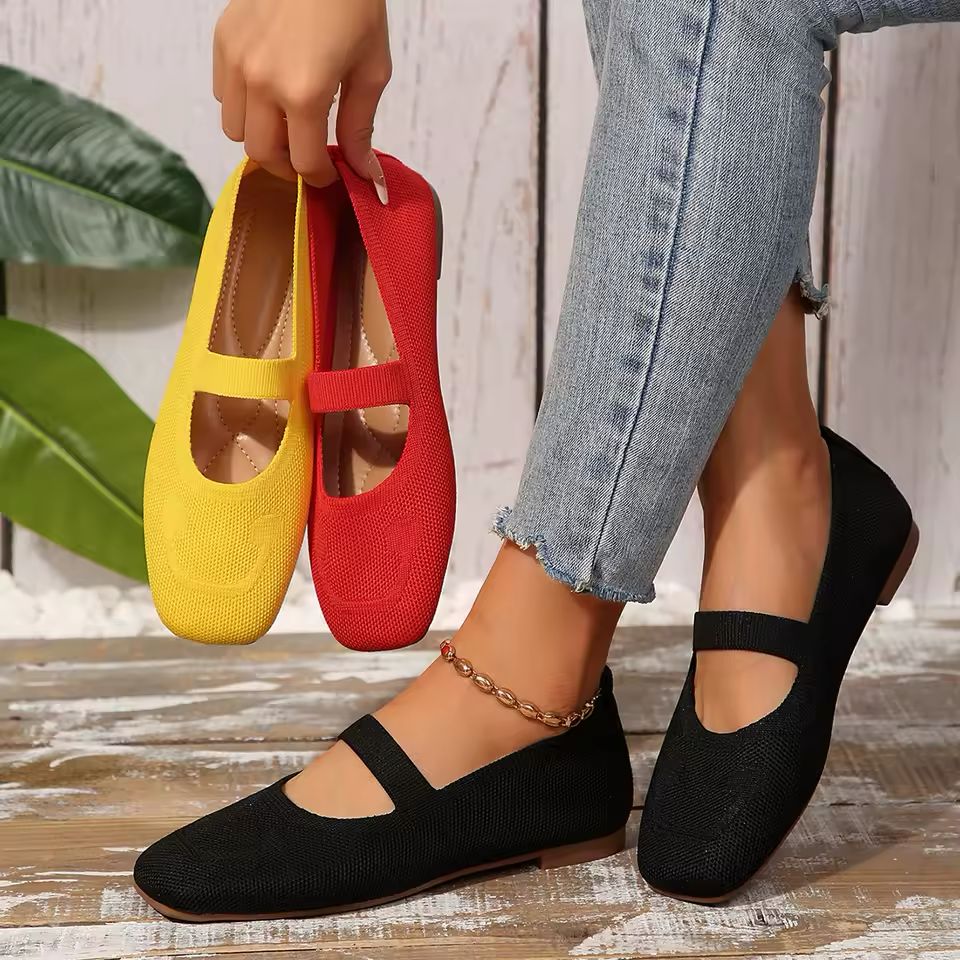 Women's Retro Mesh Loafers – Breathable & Lightweight Flats