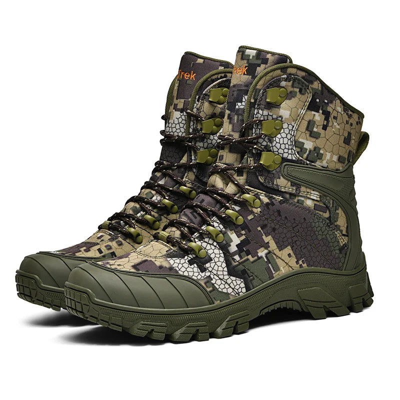 Men’s Waterproof Anti-Slip Tactical Work & Field Boots