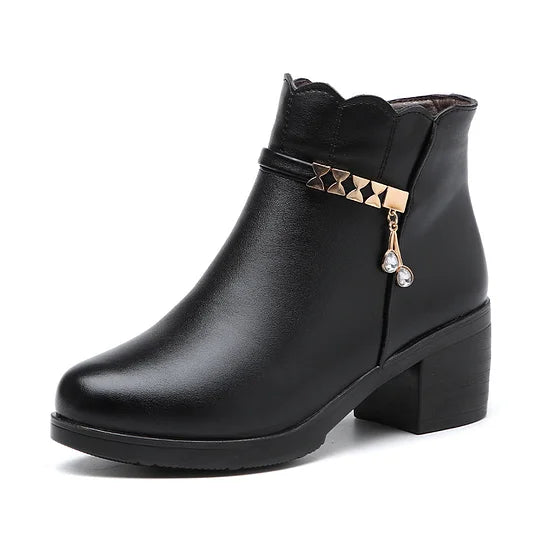 Women’s Ortho-Support Non-Slip Platform Ankle Boots