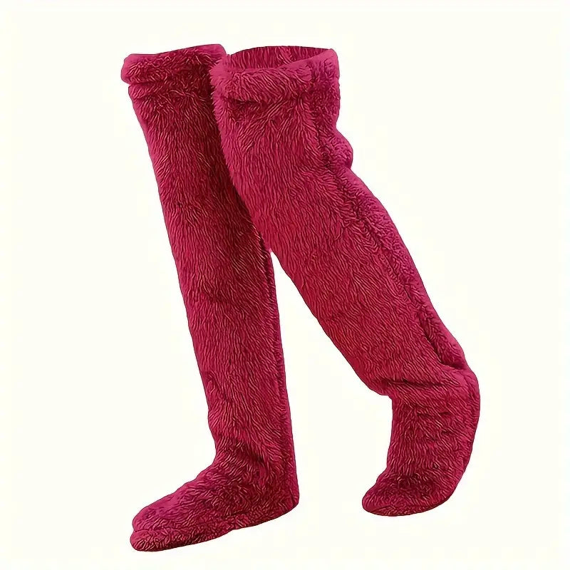 Teddy Legs™ – Cozy High Socks for Girls.