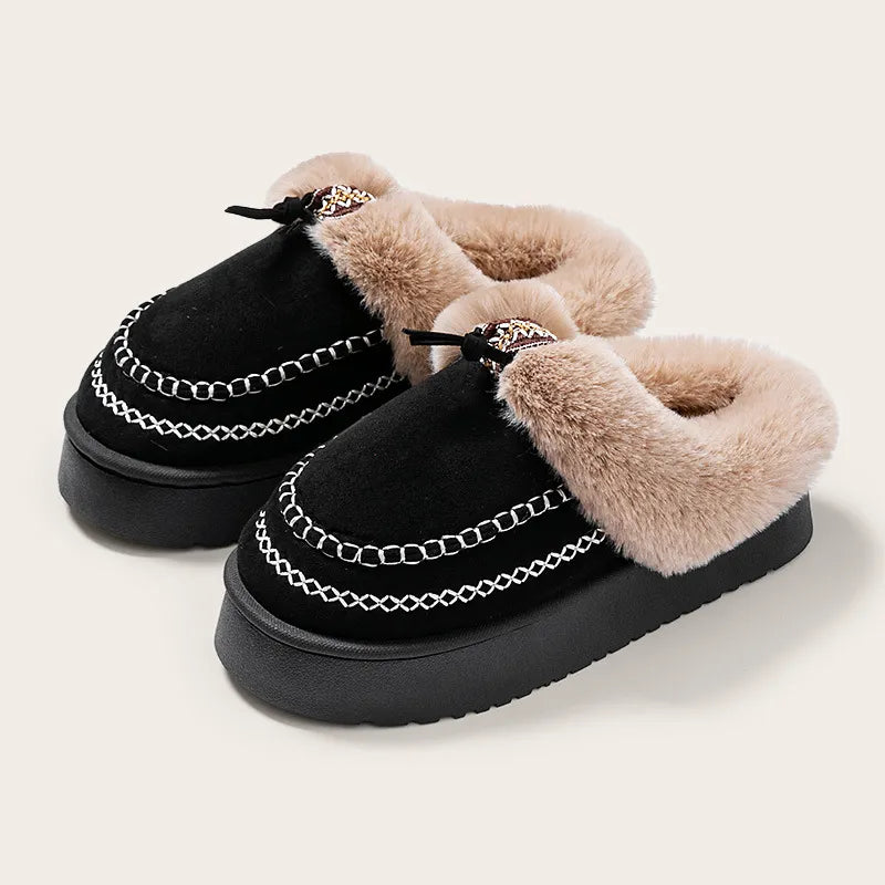 Women's Warm Velvet Orthopaedic Slippers