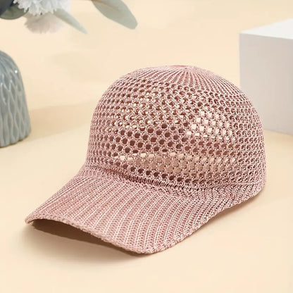 Breathable Mesh Baseball Cap - Unisex Summer Hat