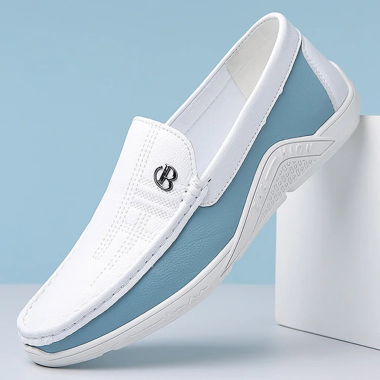 Men's Soft-Soled Leather Slip-On Casual Shoes