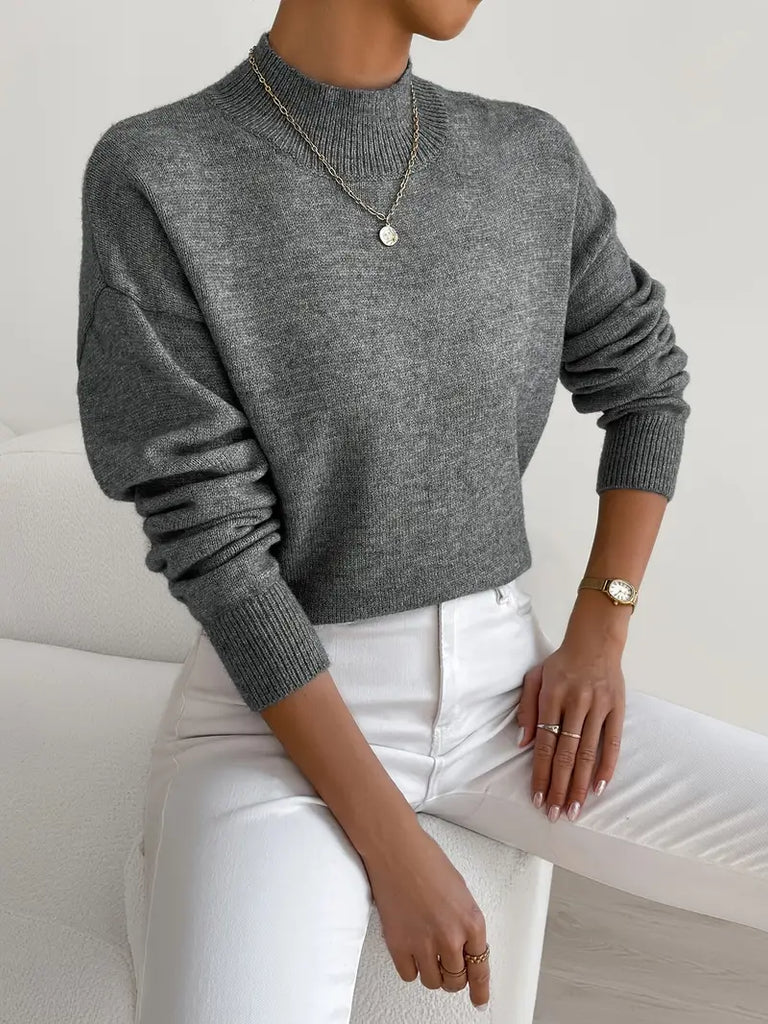 Women's Comfortable High Neck Sweater