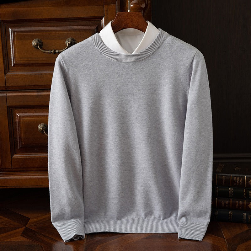 Men’s Ultra-Soft Cashmere-Blend Precision Knit Sweater