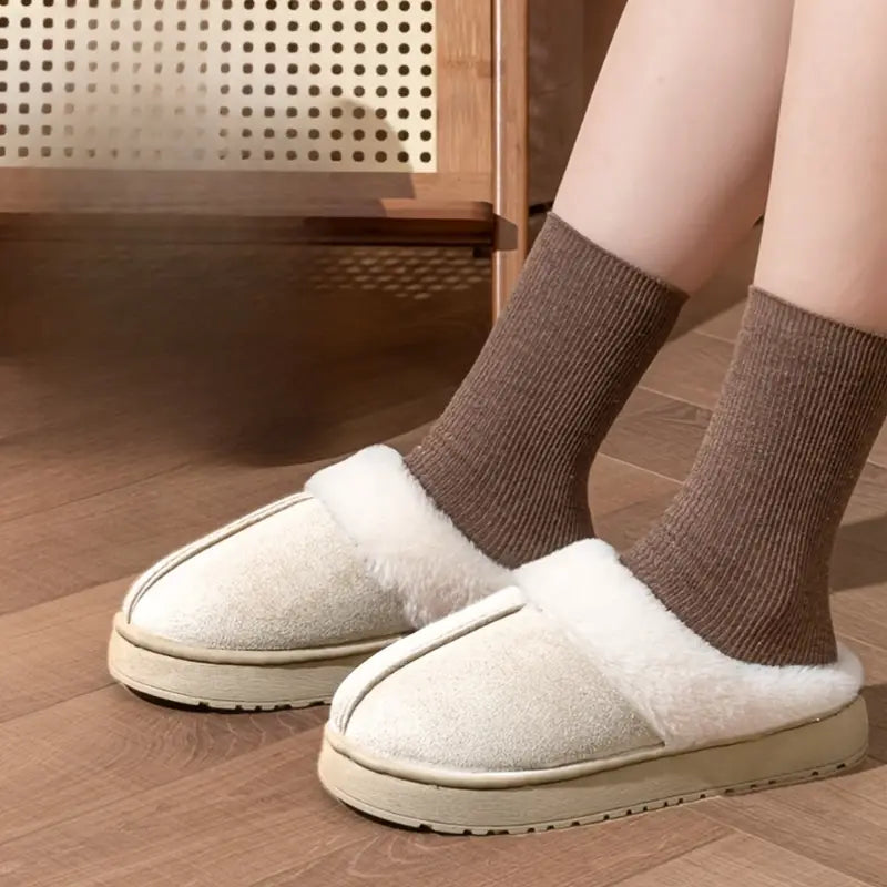 Women's Furry Chunky Slippers