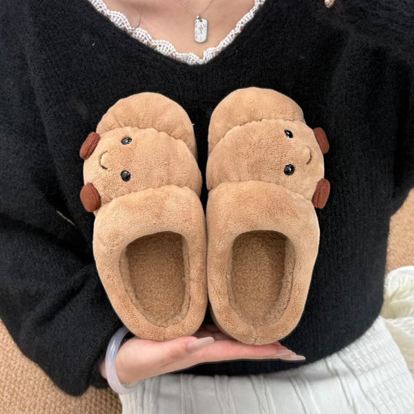 Cosy Memory Foam Plush Slip-On Slippers